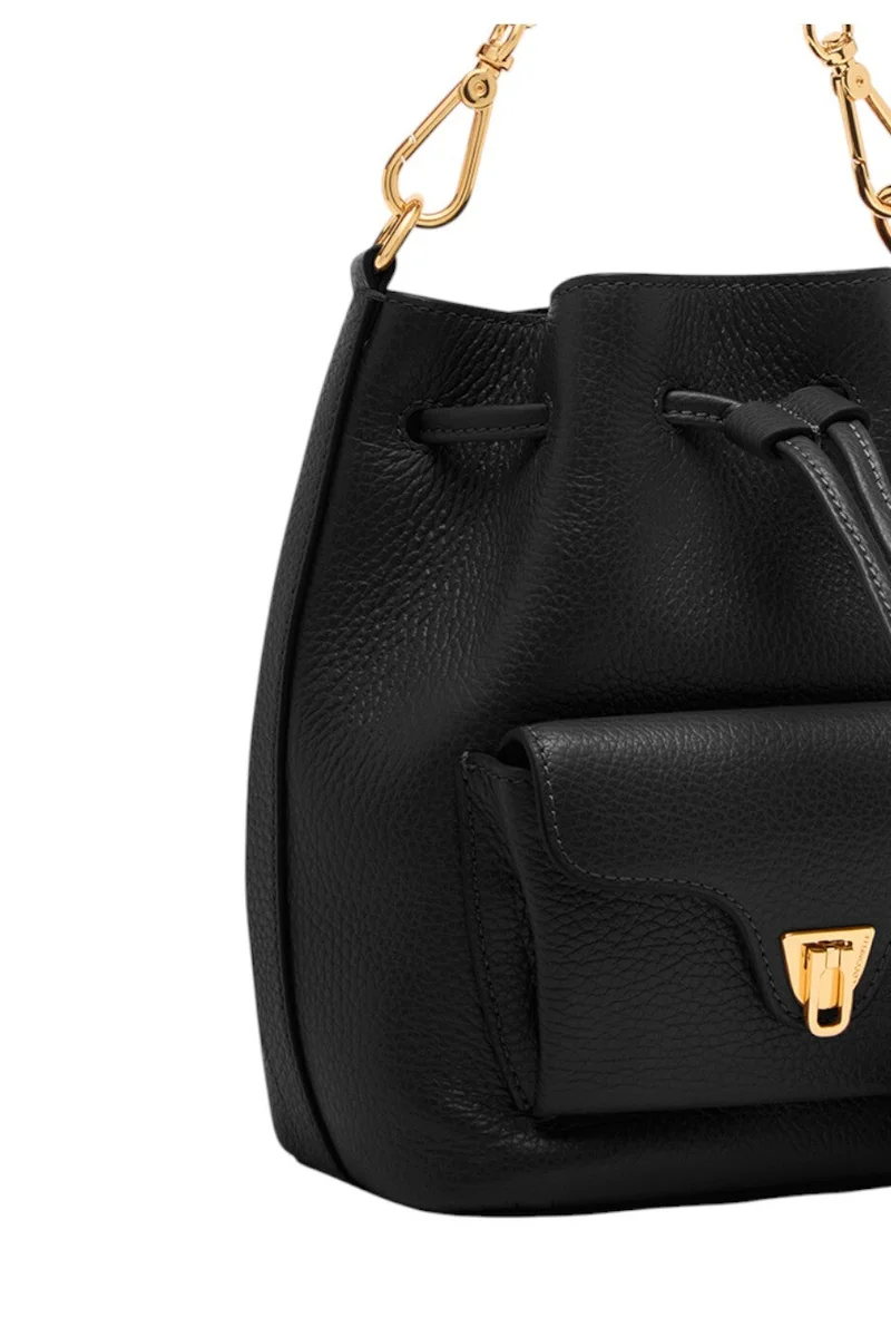 COCCINELLE Black BEAT GENERATIO Bucket Bag for Women | Best Price UAE
